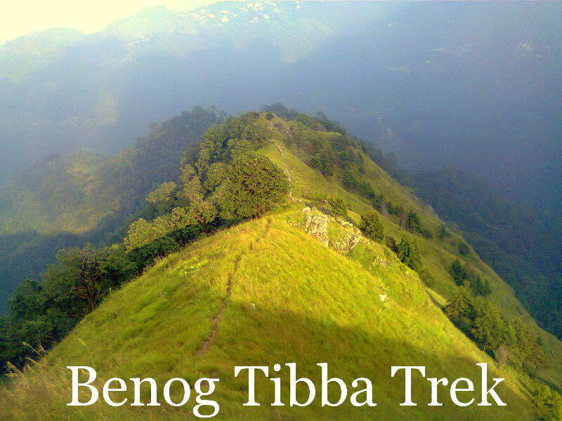 Trekking up Benog Hills